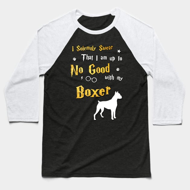 Boxer Baseball T-Shirt by dogfather